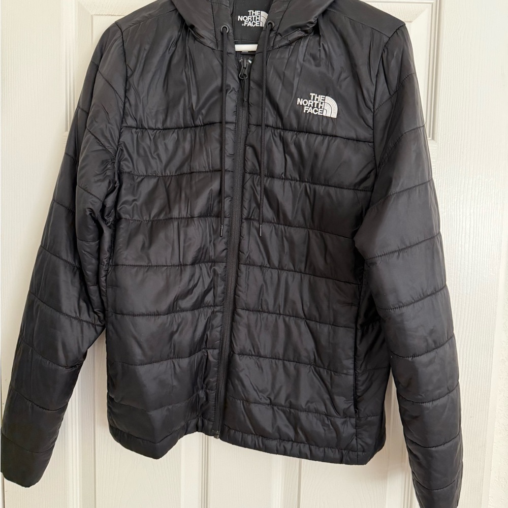 The North Face Black Quilted Jacket✨